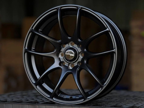 Литые диски WORK CR KIWAMI MATTE BLACK 16”, сверловка 4X98