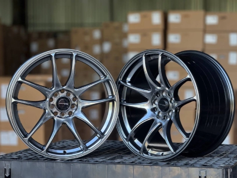 Литые диски WORK CR KIWAMI HYPER BLACK 18” 5x100/114/3 ET30/35 8.5/9.5J D73.1