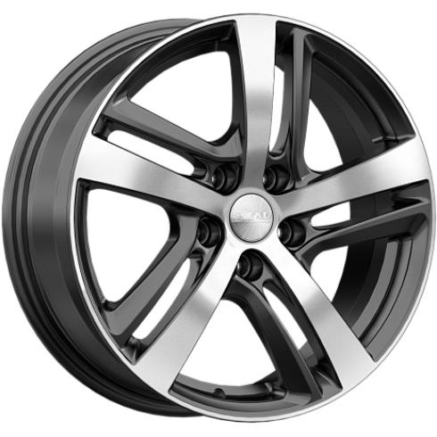 Скад Сеул 6.5x17 5*114.3 ET37 DIA66.6 Алмаз бархат Литой