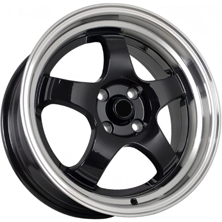 FF SH7110 7x16 4*100 ET38 DIA73.1 Black Lip Polish Литой