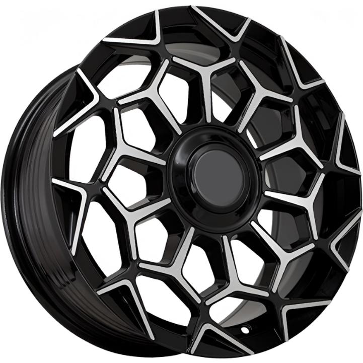 Kipardo KF65 7.5x17 4*100 ET38 DIA73.1 Gloss Black Machined Face Литой
