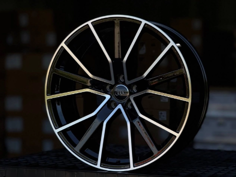 Литые диски AUDI Black Face Dark Laquier 21” 5x112 ET30 9J D66.6