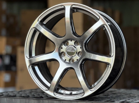 Литые диски WORK T7R HUSSLA OSAKA HYPER BLACK 18” 5x100 ET35 8J D73.1