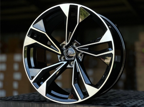 Литые диски AUDI GLOSS BLACK FACE 19” 5x112 ET40 8.5J D66.6