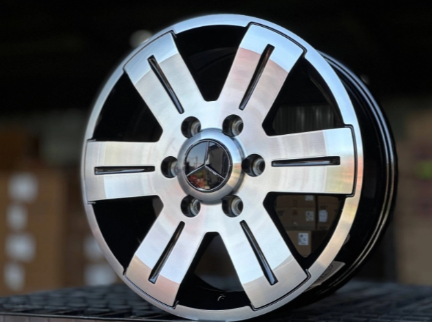 Литые диски Mercedes 16, 6x130, GLOSS BLACK FACE (ET: 55, DIA: 84.1, W: 7)