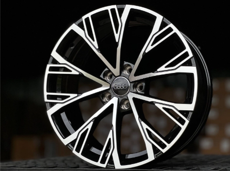 Литые диски AUDI FlowForming GLOSS BLACK FACE 18” 5x112 ET35 8J D66.6