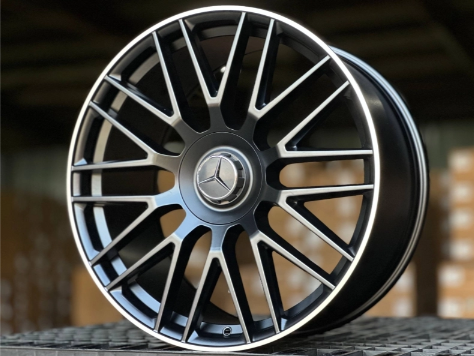 Литые диски MERCEDES AMG FlowForming GLOSS BLACK FACE 21” 5x112 ET42/45 10/11J D66.6
