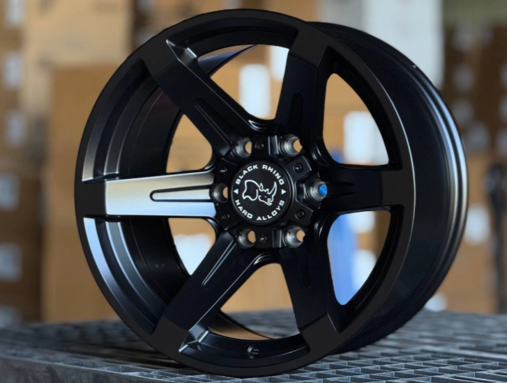 Литые диски Black Rhino 17, 6x139.7, MATTE BLACK (ET: -10, DIA: 110.1, W: 9)