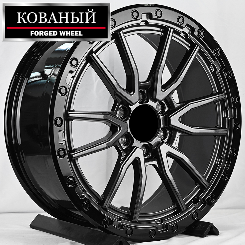 Диски KoKo Kuture YC7811 10.0x20/6x139.7 D106.1 ET15 Gunmetal w/m-blk lbp
