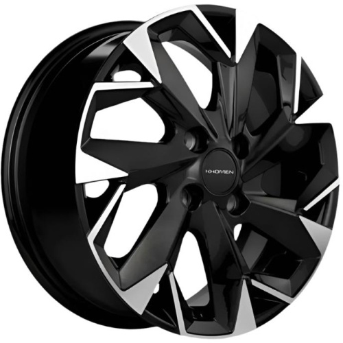 Khomen KHW 1508 6x15 4*98 ET35 DIA58.6 Black-FP Литой