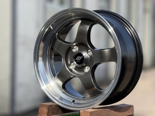 Литые диски Work Meister 5138 15, 4x100, GLOSS BLACK FACE (ET: 32, DIA: 73.1, W: 7)