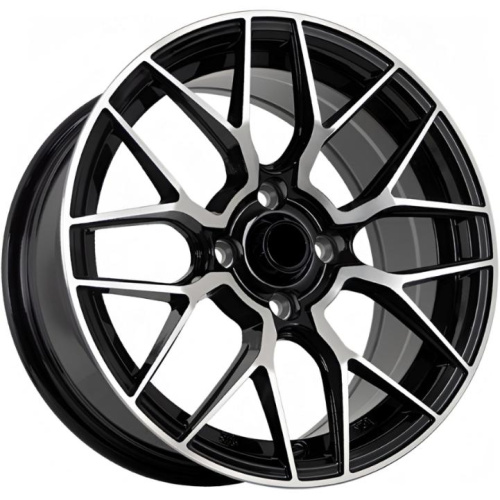 FF SH7091 7x15 4*100 ET35 DIA73.1 Black Machined Face Литой