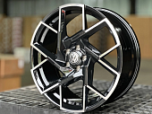 Литые диски Volkswagen 18, 5x100, GLOSS BLACK FACE (ET: 47, DIA: 57.1, W: 7.5)