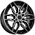 Kipardo KF66 8.5x18 6*139.7 ET15 DIA108.1 Black Machined Face Литой