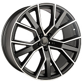 Диски Powcan BK5131 9.5x22/5x112 D66.6 ET28 Black Machined