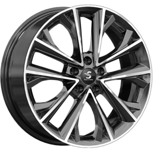 K&K КР012 7x18 5*108 ET47 DIA60.1 Diamond gloss graphite Литой