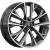 K&K КР012 7x18 5*108 ET47 DIA60.1 Diamond gloss graphite Литой