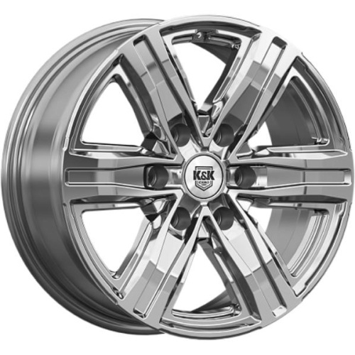 K&K R8 7.5x17 6*139.7 ET36 DIA100.1 Черный Литой