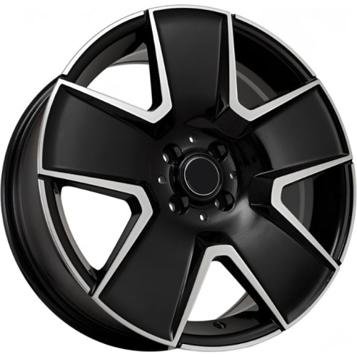 Kipardo KF61 7.5x17 5*112 ET40 DIA73.1 Gloss Black Machined Face Литой