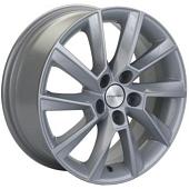 Khomen KHW 1507 6x15 5*105 ET39 DIA56.6 F-Silver Литой