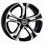 MAK Stuttgart 7.5x17 5*112 ET45 DIA66.6 Black mirror Литой