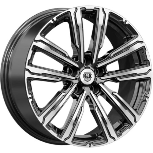 K&K Аламер 7.5x18 5*112 ET43 DIA57.1 Дарк платинум Литой