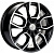 Khomen KHW 1713 7x17 5*108 ET50 DIA63.3 Black-FP Литой
