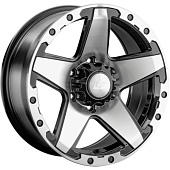 LS 1284 8x16 5*150 ET2 DIA110.1 BKF Литой