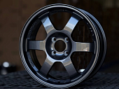 Литые диски RAYS TE37 ZS076 GUNMETAL 16” 4x100 ET40 7J D73.1