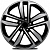 Khomen KHW 1612 6.5x16 5*114.3 ET43 DIA67.1 Black-FP Литой