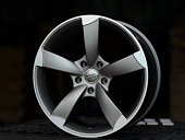Литые диски AUDI GREY FACE 20” 5x130 ET50 9J D71.6