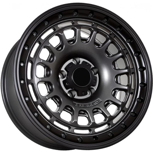 FF KF60 8.5x18 6*139.7 ET10 DIA110.1 Matt Gunmetal with Matt Black Литой