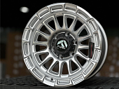 Литые диски FUEL OFFROAD FlowForming HYPER SILVER 17” 6x139.7 ET0 8.5J D110.1