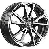 K&K КС1005 6x15 5*114.3 ET42 DIA67.1 Алмаз черный Литой