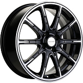 Khomen KHW 1707 6.5x17 4*100 ET50 DIA60.1 Black-FP Литой