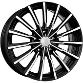 K&K Акцент 7x17 5*100 ET48 DIA56.1 Алмаз черный Литой