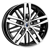 K&K Fencer 7x16 5*114.3 ET45 DIA66.1 Алмаз черный Литой