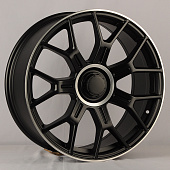 Диски Powcan Y1188 8.5x20/5x112 D66.6 ET35 Black Matt with Lip Polish