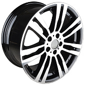 Диски Zumbo Wheels F6338 11.0x20/5x120 D72.6 ET37 Black Silver Face Machine