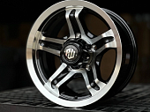 Литые диски OFF ROAD 5945 GLOSS BLACK FACE 15” 5x139.7 ET0 7J D110.1