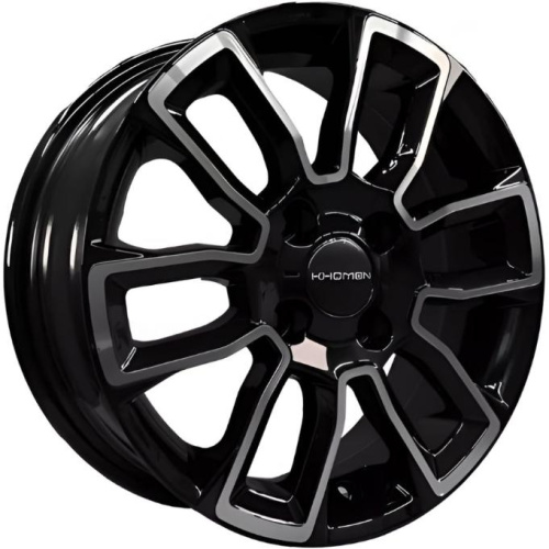 Khomen KHW 1406 5.5x14 4*100 ET38 DIA67.1 Black Литой