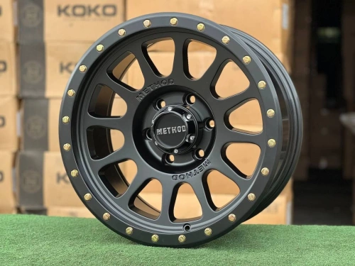 Литые диски METHOD 0301  18, 6x139.7, MATTE BLACK (DIA: 112, W: 9)