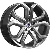 K&K Пандора 8.5x19 5*112 ET40 DIA66.6 Дарк платинум Литой