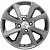 Khomen KHW 1501 6x15 4*100 ET46 DIA54.1 G-Silver Литой
