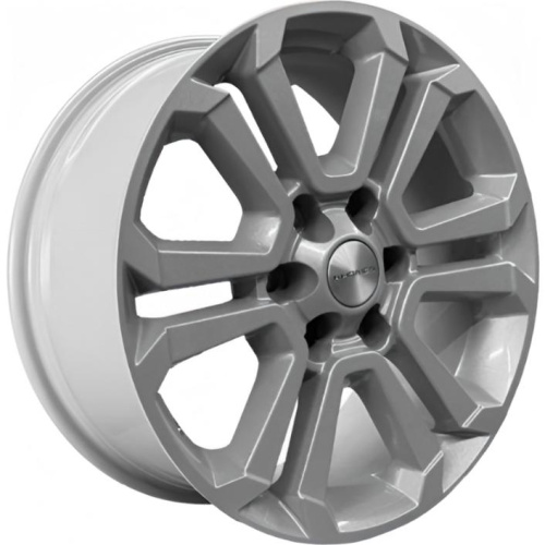 Khomen KHW 1817 7.5x18 6*139.7 ET30 DIA106.1 F-Silver Литой