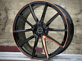 Кованые диски Zeekr Gloss Black Orange 21” 5X108 ET35 9J D63.4