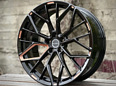 Кованые диски Zeekr Gloss Black Orange 22” 5X108 ET40 9.5J D63.4
