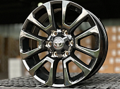 Литые диски TOYOTA FlowForming GLOSS BLACK 18” 6x139.7 ET25 7.5J D106.2