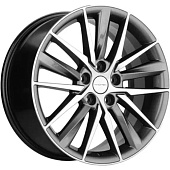 Khomen KHW 1807 8x18 5*112 ET39 DIA66.6 Gray-FP Литой